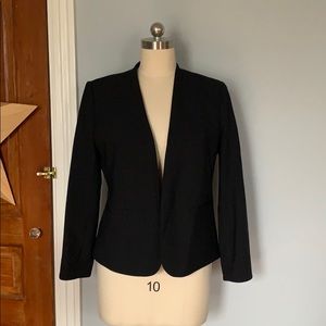 J Crew blazer black bi stretch wool size 12
